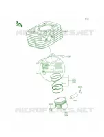 CylinderPistons voor Kawasaki KLX140L 2015