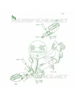 Footrests voor Kawasaki KLX140L 2015