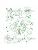 Frame Fittings voor Kawasaki KLX140L 2015