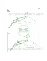 Labels voor Kawasaki KLX140L 2015