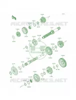 Transmission voor Kawasaki KLX140L 2015