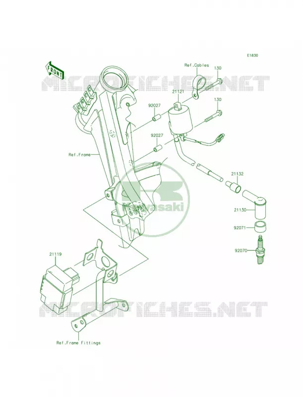 Ignition System Kawasaki MOTOS 140 2015 KLX140L  KLX140BFF