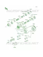 Balancer voor Kawasaki KLR250 1999