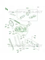 CamshaftsTensioner voor Kawasaki KLR250 1999