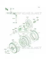 Clutch voor Kawasaki KLR250 1999