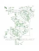 Crankcase voor Kawasaki KLR250 1999
