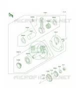 Crankshaft voor Kawasaki KLR250 1999