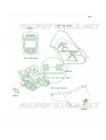 DecalsKL250 D15 voor Kawasaki KLR250 1999