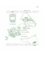 DecalsKL250 D17 voor Kawasaki KLR250 1999
