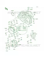 Engine Covers voor Kawasaki KLR250 1999