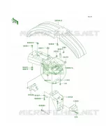 Fenders voor Kawasaki KLR250 1999