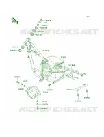 Frame voor Kawasaki KLR250 1999