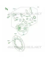 Front Brake voor Kawasaki KLR250 1999