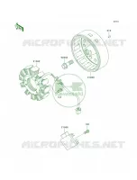 Generator voor Kawasaki KLR250 1999
