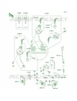 Ignition Switch voor Kawasaki KLR250 1999