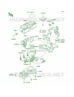 Meters voor Kawasaki KLR250 1999