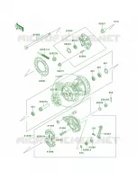 Rear Hub voor Kawasaki KLR250 1999