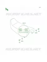 Seat voor Kawasaki KLR250 1999
