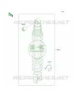Shock Absorbers voor Kawasaki KLR250 1999