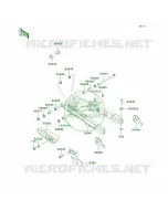 Swingarm voor Kawasaki KLR250 1999