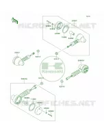 Turn Signals voor Kawasaki KLR250 1999