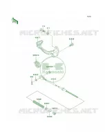 Brake Pedal voor Kawasaki KLR250 1998
