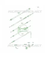 Cables voor Kawasaki KLR250 1998