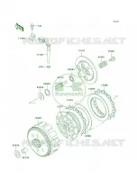Clutch voor Kawasaki KLR250 1998