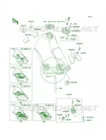 Fuel Tank voor Kawasaki KLR250 1998