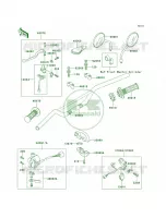 Handlebar voor Kawasaki KLR250 1998