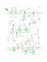 Ignition Switch voor Kawasaki KLR250 1998