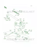 Mufflers voor Kawasaki KLR250 1998