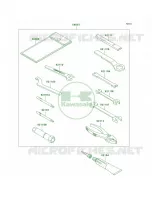 Owner's Tools voor Kawasaki KLR250 1998