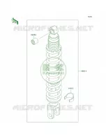 Shock Absorbers voor Kawasaki KLR250 1998