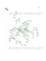 Swingarm voor Kawasaki KLR250 1998