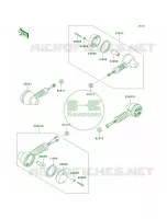Turn Signals voor Kawasaki KLR250 1998