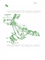 Frame voor Kawasaki KE100 1996
