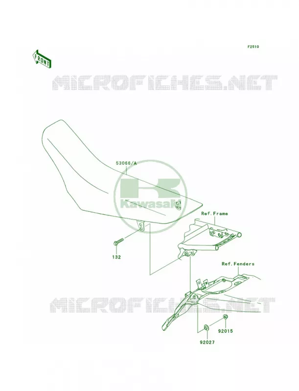 Seat Kawasaki MOTOS 140 2011 KLX140L  KLX140BBF
