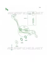 Brake Pedal voor Kawasaki KLX250R 1996