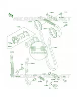 CamshaftsTensioner voor Kawasaki KLX250R 1996
