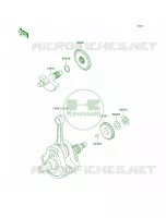 Crankshaft voor Kawasaki KLX250R 1996