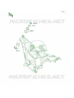 Frame voor Kawasaki KLX250R 1996