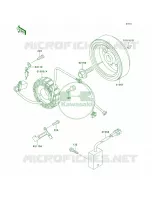 Generator voor Kawasaki KLX250R 1996