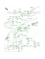 Handlebar voor Kawasaki KLX250R 1996