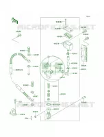 Rear Master Cylinder voor Kawasaki KLX250R 1996