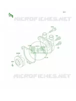 Water Pump voor Kawasaki KLX250R 1996