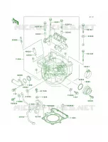 Cylinder Head voor Kawasaki KLX250R 1994