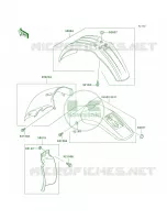 Fenders voor Kawasaki KLX250R 1994