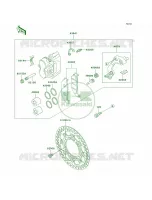 Front Brake voor Kawasaki KLX250R 1994