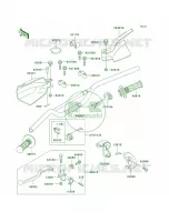 Handlebar voor Kawasaki KLX250R 1994